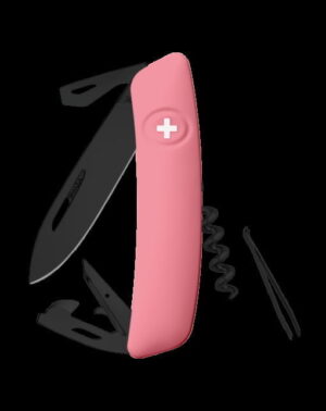 Scyzoryk SWIZA D03 Allblack, Rose 95 mm – Noże EDC – SHARPI