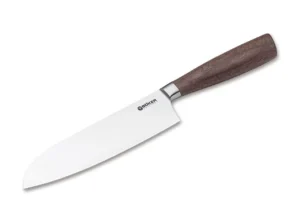 Nóż Santoku Böker Solingen Core Walnut – X50CrMoV15 – 283 mm – SHARPI