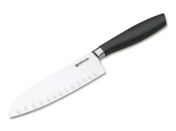 Nóż Santoku Boker Solingen Core Professional Kulle Co Trewir, Wiesbaden, Munster i Lueneburg wspólnego? Oprócz centrów historycznych, pomników narodowych i długą tradycję jako główny miast handlowych przede wszystkim: są domem dla doskonałej przewodnikiem dystrybutorów wyrobów stalowych, który wyrobił dzięki szerokiej gamie produktów i wysoki poziom profesjonalnych i konsultingowych usług od wielu lat. posiadają wieloletnie doświadczenie, doskonałe know-how i codziennie wykazano w codziennym sensie biznesowym dla żądań i potrzeb gotowania i kuchni entuzjastycznych klientów, zrobiliśmy naszą korzyść, a wraz z naszym prawie 150 lat doświadczenia jako Solingen manufaktury w rozwoju produktów z Boker Rdzenia niech przepływ Professional series. Efektem jest produkt, który jest orzecznikiem „Zalecane przez największych detalistów” zasługuje ze względu na linii dynamicznych, z doskonałą obsługą i wspaniałe możliwości cięcia powyżej. Masywna puste ostrze z doskonale nadaje się do wysokiej jakości nóż stopu chrom-molibden, wanad (X50CrMoV15) jest zoptymalizowane przez złożony kucie Solingen pracy ręcznej, oprócz struktury i następnie ochłodzone do 58 HRC. Przez dłuższą żywotność brzeszczotu i jeszcze drobniejszą cut obrazu zwykle w naszym tradycyjnym wydruku strony jest również polerowane. Kute wzmocnić zawsze zapewnia pewny chwyt i chroni przed ewentualnymi obrażeniami poślizgu. W specjalnej funkcji konstrukcyjnej tyłu ostrza we wszystkich noży w tej serii delikatnie zaokrąglone. Więc nóż jest w każdej pozycji chwytu miły w dotyku i zapobiega nawet silniejszego nacisku na plecy noża na cięcia biegunach nieprzyjemne uczucie ucisku w dłoni. Praktyczne i doskonałych proporcjach uchwyty plastikowe zakończenia harmonijny ogólny obraz. Więc noży w najwyższym stopniu są odporne na wilgoć i może być bezpiecznie stosowany w profesjonalnej gastronomii. Zwłaszcza w higienie kuchni w dowolnym momencie, aby spełniać najwyższe standardy. Nóż, który cieszy się w Europie zyskuje na popularności, jest Santoku. Jest oryginalnie japońskie kształt ostrza noża wszystkich celów. Tłumaczone którego nazwa oznacza „trzy cnoty”, to równie dobrze nadaje się do mięs, ryb i warzyw. Szerokie ostrze Santoku jest szczególnie łatwe w obsłudze.