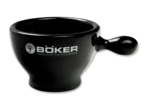 Porcelanowa miseczka do golenia Böker z gałką – Akcesoria – SHARPI