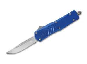 Nóż CobraTec SBLUFS-XSDNS OTF Small FS-X Blue – D2 - 57-61 HRC – 178 mm – SHARPI