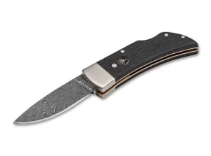 Nóż Böker Pocket Mooreiche Damast – Damasceńska – 114 mm – SHARPI