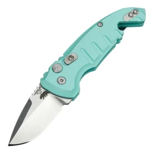 Nóż Hogue 24123 A01 Microswitch Compact Aquamarine – CPM-154 – 147 mm – SHARPI