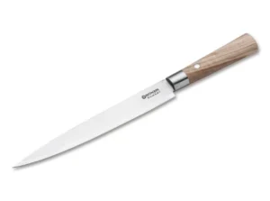 Nóż do szynki Böker Damast Olive – Damasceńska – 354 mm – SHARPI
