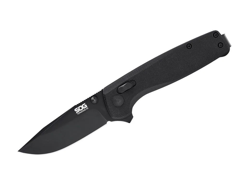 Nóż SOG Terminus XR G10 Black 1 Nóż SOG Terminus XR G10 Black – D2 - 57-61 HRC – 183 mm – SHARPI