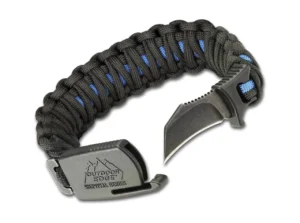 Bransoleta Outdoor Edge ParaClaw Blue Line L Blist – 8Cr13MoV – SHARPI