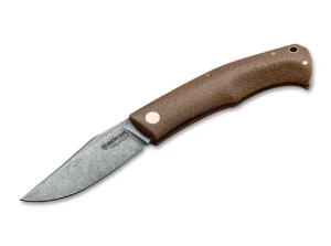 Nóż Böker Solingen Boxer EDC Brown – M390 – 185 mm – SHARPI
