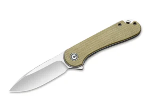 Nóż CIVIVI Elementum Micarta Olive – D2 - 57-61 HRC – 177 mm – SHARPI