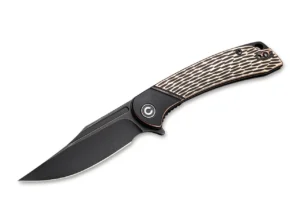 Nóż CIVIVI Dogma Black Copper Nailnick – D2 - 57-61 HRC – 196 mm – SHARPI