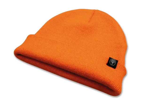 Czapka Böker Solingen Beanie Orange Nowoczesna czapka Boker Beanie w kolorze pomarańczowym utrzymuje ciepło nawet na najchłodniejszej głowie i doskonale dopełnia swobodny wygląd w mroźne dni wiosną, jesienią i zimą. Miękka tkanina akrylowa jest niezwykle wygodna w noszeniu i jest oddychająca. Elastyczny pas idealnie dopasowuje się do kształtu głowy i posiada na przodzie dyskretne logo Boker, które jest widoczne nawet po zagiętym rondzie. Czapka w jednym rozmiarze. 