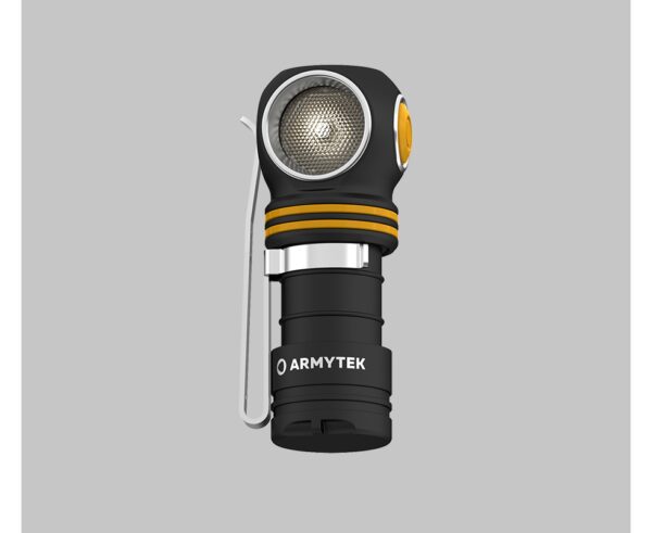 Latarka Armytek Elf C1 Micro-USB Warm 4w1 KOMPAKTOWA LATARKA MICRO USB Z TRYBEM LAMPYElf C1 to kompaktowa i lekka multi-latarka z podstawowym zestawem trybów i ładowaniem Micro USB.Optymalna waga, imponująca jasność i łatwa obsługa. Latarka pozwoli biegaczom, alpinistom, grotołazom, rybakom uczynić aktywny wypoczynek jeszcze bardziej komfortowym.Imponujące 1000 lumenów w obudowie ważącej zaledwie 56 gramów. Elf C1 to świetne główne lub dodatkowe źródło światła do każdej codziennej aktywności. Latarkę można zabrać ze sobą na wieczorny spacer, polowanie, wędkowanie lub pieszą wędrówkę. Nie zajmuje dużo miejsca, łatwo mieści się w torbie i nie wymaga ładowania w ciągu 2 miesięcy przy minimalnej jasności. Latarka może pracować również w trybie lampy — ze źródła zasilania z wyjściem USB i bez baterii w środku. Złącze Micro USB eliminuje potrzebę noszenia ze sobą ładowarki: każdy kabel Micro USB nadaje się do ładowania. Silny wbudowany magnes, odpinany klips i zaczep zapewniają wiele opcji mocowania, a dodatkowy otwór w tylnej obudowie sprawia, że Elf C1 to pełnowartościowa wielofunkcyjna latarka 5 w 1.Obudowa latarki jest kompatybilna z uchwytem rowerowym ABM-01 i uniwersalnym mocowaniem na kasku AHM-02.ELF C1 — MULTI-LATARKA 5 W 1LATARKA CZOŁOWAŁatwa obsługa jedną ręką, niezawodny uchwyt na czołoJednoczęściowa obudowa bez długich przewodów, awaryjnych gumowych złączek czy zbędnych elementówLatarkę można łatwo zainstalować, wyjąć i obrócić w uchwycie o 180°LATARKA DO CODZIENNEGO UŻYTKUKompaktowaWygodny przycisk bocznySpecjalne anodowanie na mat bez mocnego grawerowaniaSilny wbudowany magnes i niezawodny zdejmowany stalowy klipsLATARKA ROWEROWATrwała i lekka obudowa z aluminium lotniczegoZwiększona odporność na wstrząsy, nowe sprężyny dla lepszej ochrony akumulatora i sterownikaStałe światło bez migotaniaOpcjonalny szybko zdejmowany uchwytLATARKA DO KLUCZYKompaktowy rozmiar i niewielka waga dla jeszcze wygodniejszego noszenia w kieszeniOtwór w tylnej obudowie na kółko na klucze lub pasek na rękęTRYB LAMPYDziała bezpośrednio z Powerbanku lub dowolnego adaptera USB bez użycia baterii.TEN SAM ELF C1 STAŁ SIĘ JESZCZE LEPSZYNowy układ optyczny i obiektyw TIR: przepuszcza więcej lumenów przy wygodnym szerokim oświetleniu.Maksymalna wydajność diody: osiągnęliśmy 930 lumenów zamiast 840 lumenów w Elf C1 v1.Nowa konstrukcja głowicy: lepsze odprowadzanie ciepła i jaśniejsze światło z większą liczbą lumenów.Powiększony przycisk boczny: naciskanie jest delikatniejsze i wygodniejsze.Unowocześniona elektronika i oprogramowanie układowe: wydłużony czas pracy i zwiększona jasność.Ulepszone sprężyny: zastosowanie nowych sprężyn w celu lepszej ochrony akumulatora i sterownika oraz zwiększenia wydajności operacyjnej.Bardziej wytrzymała wtyczka Micro USB: nowy design dla łatwej obsługi i bez ryzyka zerwania.Zoptymalizowana konstrukcja tylnej obudowy: zmniejszona długość latarki, magnes jest teraz bezpiecznie zamocowany, dodatkowy otwór na breloczek lub pasek na rękę.Stylowa obudowa: matowe anodowanie, elegancki design, branding w nowym stylu korporacyjnym.Ulepszony komplet akcesoriów: kabel Micro USB w zestawie.ZALETY LATAREK Z SERII ELF- Wielokolorowe wskazanie temperatury, poziomu naładowania, procesu ładowania i stanu z możliwością wyłączenia tego ostatniego.- Wygodna szeroka wiązka z całkowicie przeprojektowanego układu optycznego, obiektyw TIR chroniony przed zarysowaniami przez hartowane szkło antyrefleksyjne.- Innowacyjna technologia pozwala na użycie dowolnego akumulatora 18350 Li-Ion nawet bez dodatkowych płyt ochronnych.- Aktywna ochrona przed przegrzaniem powyżej +58 °С w czasie rzeczywistym.- Pełna ochrona przed wodą, brudem i kurzem zgodnie ze standardem IP68 — latarka działa dalej nawet na głębokości 10 metrów. Wytrzymuje upadki z wysokości do 10 metrów.- Niezawodne i wodoodporne złącze Micro USB nawet bez gumowej wtyczki.- Pełna gwarancja 10 lat.Akumulator 18350 Li-Ion (900 mAh) w zestawie.