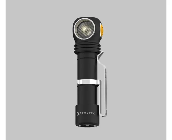 Latarka Armytek Wizard C2 Pro Nichia Magnet USB W NIEZWYKLE REALISTYCZNE ODWZOROWANIE KOLORÓW, ULEPSZONA OBUDOWA I BOGATSZY KOMPLET AKCESORIÓWWizard C2 Pro Nichia to ulepszenie popularnego wśród zwolenników dobrej jakości światła modelu Wizard Pro Nichia.Wersja Wizard C2 Pro z diodą Nichia jest specjalnie zaprojektowana do użytku w obszarach, w których wymagane jest wyraźne zróżnicowanie kolorów: do fotografowania i nagrywania filmów, malowania i polerowania przy użyciu oznaczonych kolorami przewodów.Niezwykle mocne jak na temperaturę barwową 4500 K, 1600 lumenów światła zapewnia kolor możliwie najbliższy naturalnym obiektom z odległości 113 metrów. Latarka działa 6.5 miesiąca na jednej baterii 18650. Do ładowania służy magnetyczny kabel USB, który znajduje się w zestawie.Dzięki bogatym akcesoriom, mocowaniu na głowę, klipsem i magnesem w tylnej pokrywie, wielofunkcyjna latarka 3 w 1 nadaje się do zajęć na świeżym powietrzu, uprawiania sportu, wędkowania, polowania, konserwacji samochodów i serwisy. Wizard C2 Pro Nichia jest kompatybilna z mocowaniem do kasku AHM-02 i może być używana jako główne źródło światła podczas prac budowlanych.WIZARD C2 PRO NICHIA— MULTI-LATARKA 3 W 1LATARKA CZOŁOWAŁatwa obsługa jedną ręką, niezawodny uchwyt na czołoJednoczęściowa obudowa bez długich przewodów, awaryjnych gumowych złączek czy zbędnych elementówLatarkę można łatwo zainstalować, wyjąć i obrócić w uchwycie o 180°Gumowy pierścień z szybkozłączką zapewnia dodatkowe mocowanieLATARKA DO CODZIENNEGO UŻYTKUKompaktowaWygodny przycisk bocznySpecjalne anodowanie na mat bez mocnego grawerowaniaSilny wbudowany magnes i niezawodny zdejmowany stalowy klipsCECHY WERSJI Z DIODĄ NICHIAŚwiatło diody zbliżone do światła słonecznego o wysokim CRI >90 i temperaturze barwowej 4500K, co zapewnia odbicie barw maksymalnie zbliżone do naturalnego.Niesamowicie mocny strumień światła dla danego odcienia.CO NOWEGO W WIZARD С2 PRO NICHIANowy układ optyczny i obiektyw TIR: przepuszcza więcej lumenów, zapewnia większy zasięg wiązki przy wygodnym szerokim oświetleniu.Maksymalna wydajność diody: osiągnęliśmy 1600 lumenów zamiast 1400 lumenów w Wizard Pro Nichia.Nowa konstrukcja głowicy: lepsze odprowadzanie ciepła i jaśniejsze światło z większą liczbą lumenów.Powiększony przycisk boczny: naciskanie jest delikatniejsze i wygodniejsze.Unowocześniona elektronika i oprogramowanie układowe: wydłużony czas pracy i zwiększona jasność.Proste sterowanie domyślne: łatwe w użyciu po wyjęciu z pudełka (6 trybów), możliwość przełączenia na profesjonalne zaawansowane sterowanie z 11 trybami.Ulepszone sprężyny: zastosowanie nowych sprężyn w celu lepszej ochrony akumulatora i sterownika oraz zwiększenia wydajności operacyjnej.Stylowa obudowa: matowe anodowanie, elegancki design, branding w nowym stylu korporacyjnym.Nowa magnetyczna ładowarka: latarka ładuje się 2 razy szybciej (3 godz 40 min).ZALETY LATAREK Z SERII WIZARD- Pro Potężna elektronika zapewnia imponujące 1600 lumenów i rekordowe 6.5 miesiąca w trybie Świetlika. Stała jasność nawet w niskich temperaturach i nie w pełni naładowanym akumulatorze.- Pro Wielokolorowe wskazanie temperatury, poziomu i stanu naładowania z możliwością wyłączenia.- Wygodna szeroka wiązka z całkowicie przeprojektowanego układu optycznego, obiektyw TIR chroniony przed zarysowaniami przez hartowane szkło antyrefleksyjne.- Innowacyjna technologia pozwala na zastosowanie dowolnych akumulatorów 18650 Li-Ion o prądzie rozładowania 10A i zapewnia pełną ochronę przed zwarciami nawet w przypadku kontaktu portu magnetycznego z metalowymi przedmiotami.- Aktywna ochrona przed przegrzaniem powyżej +58 °С w czasie rzeczywistym.- Pełna ochrona przed wodą, brudem i kurzem zgodnie ze standardem IP68 — latarka działa dalej nawet na głębokości 10 metrów. Wytrzymuje upadki z wysokości do 10 metrów.- Niezawodny i wodoodporny port magnetyczny.- Pełna gwarancja 10 lat.Akumulator 18650 Li-Ion (3500 mAh) w zestawie.W zestawie:- latarka,- akumulator Li-Ion 18650 3500mAh,- magnetyczna ładowarka,- opaska czołowa,- klips,- 2 zapasowe pierścienie uszczelniające,- instrukcja obsługi.