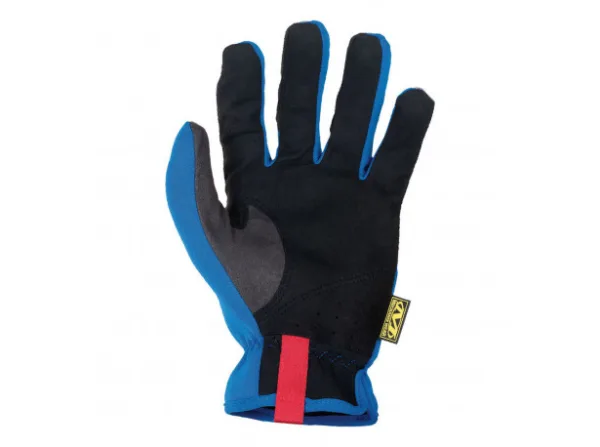 Rękawice Mechanix FastFit BLUE S Nowa generacja rękawic Mechanix FastFit®, niesamowita kontrola dzięki zastosowaniu syntetycznej skóry o grubości 0.6mm z cząsteczkami węgla, dzięki czemu obsłużysz bez problemu ekran swojego smartfona nie zdejmując rękawic. FastFit® zapewnia idealne dopasowanie, a materiał TrekDry™ zapewni komfort przez długi dzień pracy. Najważniejsze funkcje i elementy rękawicy:Dopasowujący się do kształtu dłoni, oddychający materiał TrekDry® utrzymuje komfort przez cały dzień pracyElastyczne mankiety zapewniają pewne dopasowanieAnatomiczna, dwuczęściowa konstrukcja zapobiega zbijaniu się materiałuZaciśnięta konstrukcja palca poprawia trwałość i wytrzymałość palcówDzięki cząsteczką węgla bez problemu obsłużysz ekrany dotykowe nie zdejmując rękawicySpełnia normę EN388 - 2121XPrzeznaczenie: do użytku ogólnego, konserwacja i naprawa, obsługa sprzętu, dom i ogródMożna prać w pralceWłaściwości: Dzięki cząsteczkom węgla w strukturze materiału, można bez problemu obsługiwać ekrany dotykowe Spełnia normę EN388 - 2121X Deklaracja zgodności CE do pobrania tutaj(ang.)