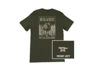 T-shirt Buck Tee Live Outdoors 13213, rozmiar M – Buck Knives – SHARPI