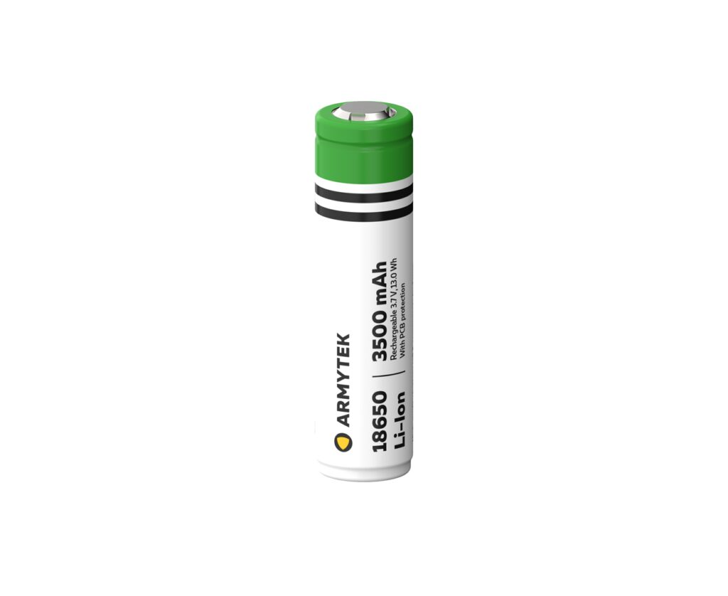 PROMOCJE 1 Akumulator Armytek 18650 Li-Ion 3500 mAh, zabezp. – Akcesoria – SHARPI