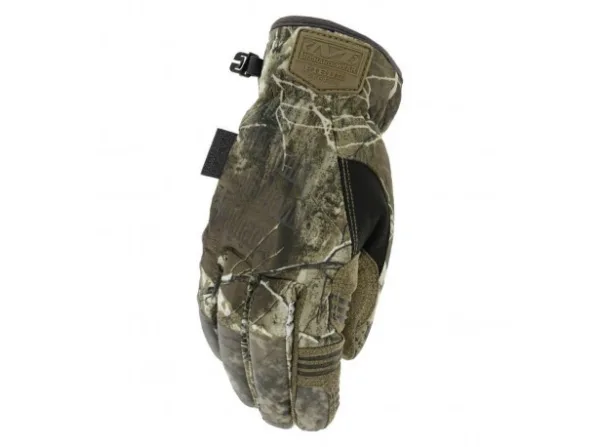 Rękawice Mechanix SUB40 REALTREE EDGE r.L Zimowe rękawice Mechanix Wear SUB40 są wyposażone w kamuflaż Realtree Edge™ i izolację 3M 40g Thinsulate™, które zapewniają ukrycie i zatrzymanie ciepła w trakcie pracy lub polowania. Wprowadzona została również wodoodporna bariera w postaci membrany. Najważniejsze funkcje i elementy rękawicy: Elastyczne mankiety ułatwiające zakładanie i zdejmowanie rękawic Wzór kamuflażu Realtree Edge™ pozwala wtopić się w teren Izolacja 40g 3M Thinsulate™ skutecznie zatrzymuje ciepło i utrzymuje ręce ciepłe Elastyczna wodoodporna membrana na całej powierzchni Odporne na ścieranie wzmocnienia kciuka do podnoszenia ciężkich przedmiotów Ergonomiczna konstrukcja palca spustowego zapewnia precyzję i kontrolę Antypoślizgowy silikonowy nadruk Padlock™ poprawia przyczepność w terenie Wytrzymała skóra syntetyczna obsługująca ekrany dotykowe Wyściółka dłoni z pianki o grubości 3 mm zapewnia wygodę i ulgę podczas ciągnięcia sprzętu w terenie Zdejmowany klips sprężynowy utrzymuje twoje rękawiczki razem Karta produktu do pobrania tutaj (ang.) Dzięki cząsteczkom węgla w strukturze materiału, można bez problemu obsługiwać ekrany dotykowe