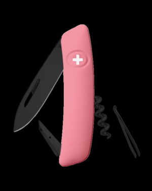 Scyzoryk SWIZA D01 ALLBLACK Różowy – Noże EDC – SHARPI