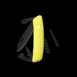 19320_0_39310 Scyzoryk SWIZA D03 ALLBLACK Żółty 95 mm – Noże EDC – SHARPI
