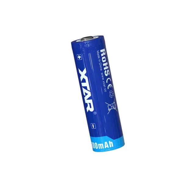 Akumulatorek Xtar ICR21700 Li-Ion 3,6V 4900 mAh Akumulatorek Xtar ICR 21700 Li-Ion 3,6V 4900 mAh z zabezpieczeniem.Zabezpieczony przed przeładowaniem, nadmiernym rozładowaniem, przeciążeniem i zwarciem.Produkt posiada oznaczenie CE.Cechy produktu akumulator Xtar 21700 3,7V Li-ion 4900mAh z zabezpieczeniemModel / kod producentaXtar 21700Napięcie nominalne 3,60Pojemność akumulatora 4900Maksymalny, zalecany prąd ładowania 2,000Maksymalny, zalecany prąd rozładowania  10,0Minimalne napięcie odcięcia 2,50Maksymalne napięcie ładowania  4,20Średnica 21,7± 0,3Wysokość 74,8± 0,5