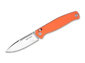 Nóż Real Steel Huginn G10 Orange – VG-10 – 211 mm – SHARPI