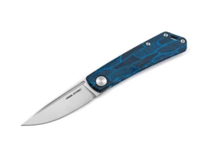 Nóż Real Steel Luna Damast G10 Sky Blue Boker EX – D2 – 168 mm – SHARPI