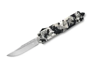 Nóż CobraTec Large Winter Digi Camo FS-3 Drop – D2 – 229 mm – SHARPI