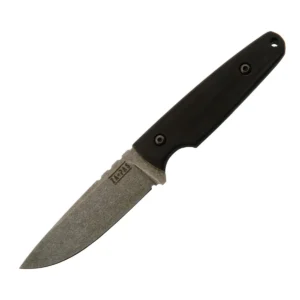 Nóż ZA-PAS Handie Stonewash G10 Black – O2 - 58-59 HRC – 220 mm – SHARPI