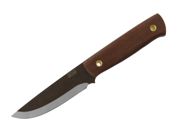 Nóż ZA-PAS Biwi Micarta BIWI to nóż, który zapewni Ci doskonałe właściwości tnące oraz wytrzymałość, niezależnie od sytuacji! Nasz nóż o długości 225 mm i ostrzu o długości 100 mm to narzędzie, które sprosta najtrudniejszym wyzwaniom. Ostrze wykonane jest z wytrzymałej stali 4H13, zahartowanej do twardości 58 HRC, co zapewnia doskonałą jakość tnącą oraz trwałość. Rękojeść wykonana jest z mikarty, co pozwala na pewny i wygodny chwyt, nawet w trudnych warunkach. Dodatkowo, nóż jest niezwykle poręczny, co umożliwia komfortową pracę przez długi czas. W komplecie znajdziesz praktyczną pochwę wykonaną ze skóry, która ułatwi przechowywanie i transportowanie Twojego narzędzia.Za-Pas to rodzinna firma założona przez pasjonatów, dla których produkcja bardzo dobrej jakości noży w przystępnych cenach stała się celem życia. Dzięki zdobytej wiedzy i doświadczeniu, udało im się stworzyć serię noży, które spełniają wszystkie założenia, są trwałe, wygodne i w 100% wykonane w Polsce. Jedną z głównych zalet noży Za-Pas jest ich uniwersalność. Doskonale sprawdzają się podczas wędrówek, biwaków, polowań czy wspinaczki.Można ich używać do przycinania gałęzi, przecinania lin lub innych materiałów, obierania i krojenia żywności oraz wykonywania precyzyjnych prac.