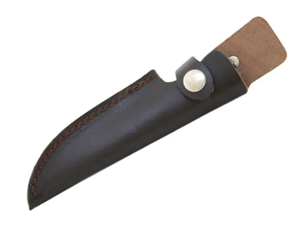 Nóż Magnum Elk Hunter Wygląd i funkcjonalność to dwie najważniejsze cechy tego noża. Klinga wykonana ze stali nierdzewnej 440. Rękojeść z drewna orzecha oraz palisandru. W komplecie brązowa pochwa skórzana.