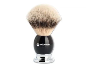 Pędzel do golenia Böker Premium Black – 120 g – Żywica – SHARPI