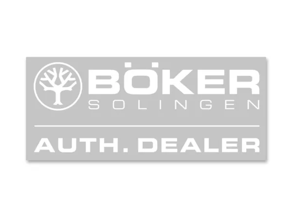 Naklejka Boker na szybę - Authorized Dealer