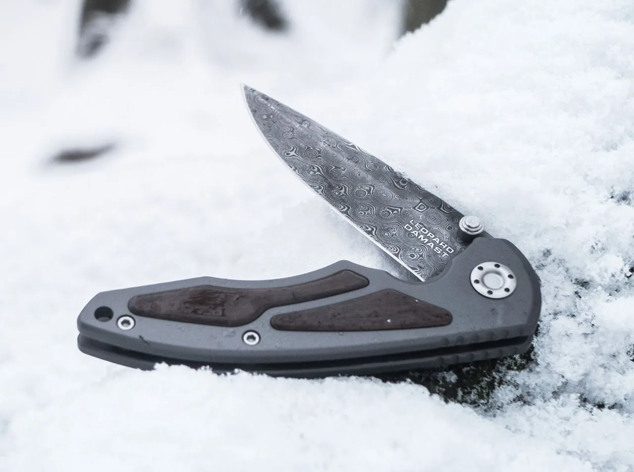 Nóż Böker Solingen Leopard-Damast I 4 Nóż Böker Solingen Leopard-Damast I – damasceńska (300 warstw) – 210 mm – SHARPI – zdjęcie 4