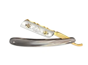 Brzytwa Böker Graf Adolf III 6/8" French Point – węglowa – róg – SHARPI