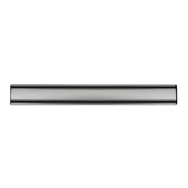 Bisbell Listwa Magnetyczna Bisichef Aluminium 35 cm Bisbell Listwa Magnetyczna Bisichef Aluminium 35 cm
Przechowywanie noży kuchennych na listwie magnetycznej firmy Bisbell to idealne rozwiązanie dla niewielkich kuchni, a łatwy do niej dostęp ułatwi przygotowywanie posiłków. Znakomita wentylacji ułatwi przechowywanie nawet najbardziej wymagających noży kuchennych, a ich identyfikacja nie będzie już sprawiać problemów. Listwa magnetyczna o długości 35 cm pomieści do 5 noży, a magnetyczne szyny sprawiają, że utrzyma nawet najcięższe przedmioty. Należy jednak zwrócić szczególną uwagę na sposób odkładania noży, aby przypadkiem ich nie uszkodzić.
Listwa mocowana jest za pomocą 2 kołków dołączonych do opakowania.
Dane techniczne:
Wymiary - 35,0 x 4,5 x 2,3 cmWaga - 458 g