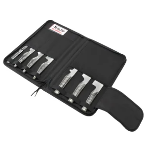 Zestaw szefa kuchni: 7 noży w etui | Global – Global – do obierania – SHARPI