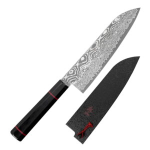 Kanetsune Namishibuki SG-2 Nóż Santoku 18 cm + Saya – 139 – Kanetsune – SHARPI