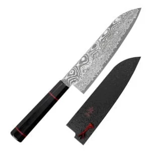 Kanetsune Namishibuki SG-2 Nóż Santoku 18 cm + Saya – 139 – Kanetsune – SHARPI
