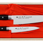 Satake Hiroki Zestaw 2 noży uniwersalny + szefa – 160 – Satake – SHARPI