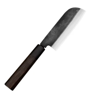 Hideo Kitaoka Shirogami Black Oktagon Nóż Kamagata Usuba 12 cm – 113 – Hideo Kitaoka – SHARPI