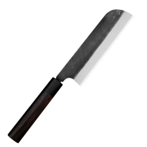 Hideo Kitaoka Shirogami Black Oktagon Nóż Kamagata Usuba 18 cm – 201 – Hideo Kitaoka – SHARPI
