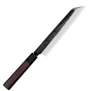 Hideo Kitaoka Shirogami Black Oktagon Nóż Kiritsuke 21cm – 146 – Takeshi Saji – SHARPI