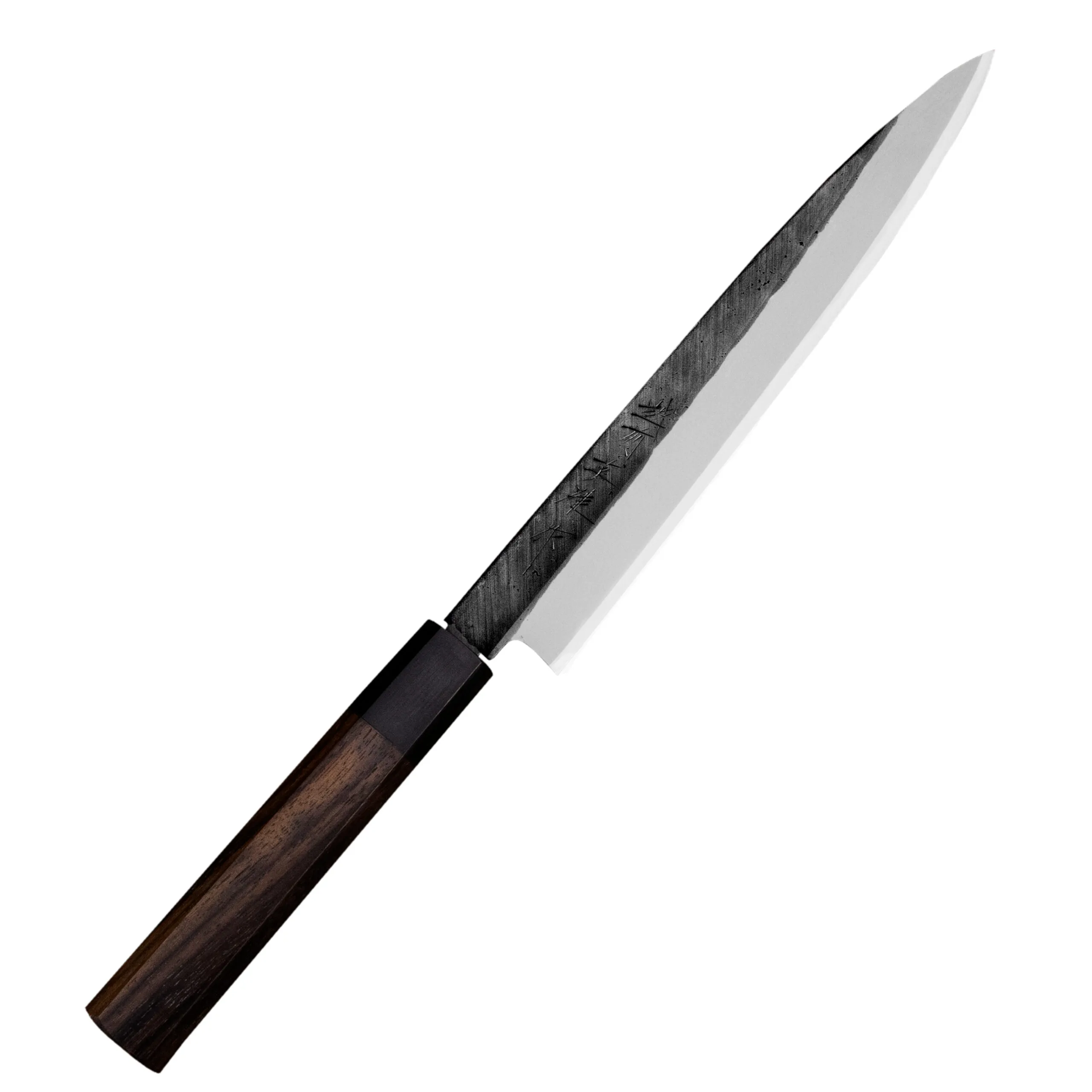 Hideo Kitaoka Shirogami Black Oktagon Nóż Yanagi 21cm 1 Hideo Kitaoka Shirogami Black Oktagon Nóż Yanagi 21cm – 127 – Hideo Kitaoka – SHARPI
