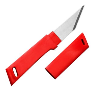 Kanetsune 420J2 Nóż Kiridashi 4 cm Czerwony – 30 – Kanetsune – SHARPI