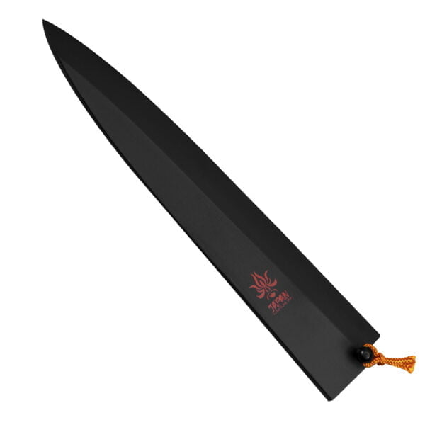 Dreweniana Saya Kanetsune ochraniacz na nóż Yanagiba 21 cm Dreweniana Saya Kanetsune ochraniacz na nóż Yanagiba 21 cm Drewniany pokrowiec na noże "Saya" to nie tylko idealne rozwiązanie na przechowywanie nieużywanych noży kuchennych, ale również piękny design zaprojektowany przez Kanetsune. Regularne użytkowanie uchroni przed niechcianymi zarysowaniami, a także sprawdzi się przy ich transporcie. Całość została wykonana z drewna, które dodatkowo zostało zabezpieczone specjalnym lakierem. Dane techniczne:
Wymiary - 22,7 x 3,1 x 1,15 cmWaga - ok. 40 g