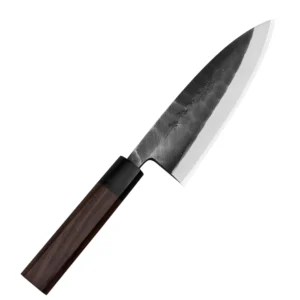 Hideo Kitaoka Shirogami Black Oktagon Nóż Deba 16,5cm – 291 – Hideo Kitaoka – SHARPI