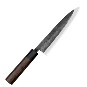 Hideo Kitaoka Shirogami Black Oktagon Nóż Miroshi Deba 21cm – 307 – Hideo Kitaoka – SHARPI