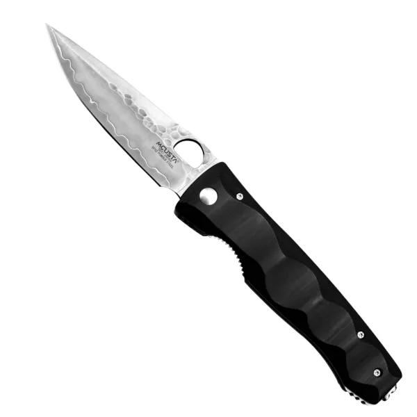 Mcusta Elite Black Micarta SPG2 8,5 cm Mcusta Elite Black Micarta SPG2 8,5 cm
Nóż składany jest doskonałym towarzyszem codziennego użytku, świetnie sprawdzi się w mieście, poradzi sobie również z lekkimi pracami w terenie. System liner lock w połączeniu z doskonałym spasowaniem elementów zapewnia bezpieczeństwo użytkowania. Pełnowymiarowa rękojeść daje komfort użytkowania.
Dane techniczne:
Ostrze - stal proszkowa SPG2
Rękojeść - czarna micarta
Twardość - 62 HRC +/- 1
Długość całkowita po rozłożeniu - 20,7 cm
Długość ostrza - 8,5 cm
Szerokość klingi - 2,5 cm
Długość rękojeści - 11,5 cm
Grubość klingi - 2,8 mm
Sposób ostrzenia - szlif dwustronny symetryczny
Waga - ok. 105 g
Blokada - linear lock
Klips - jest