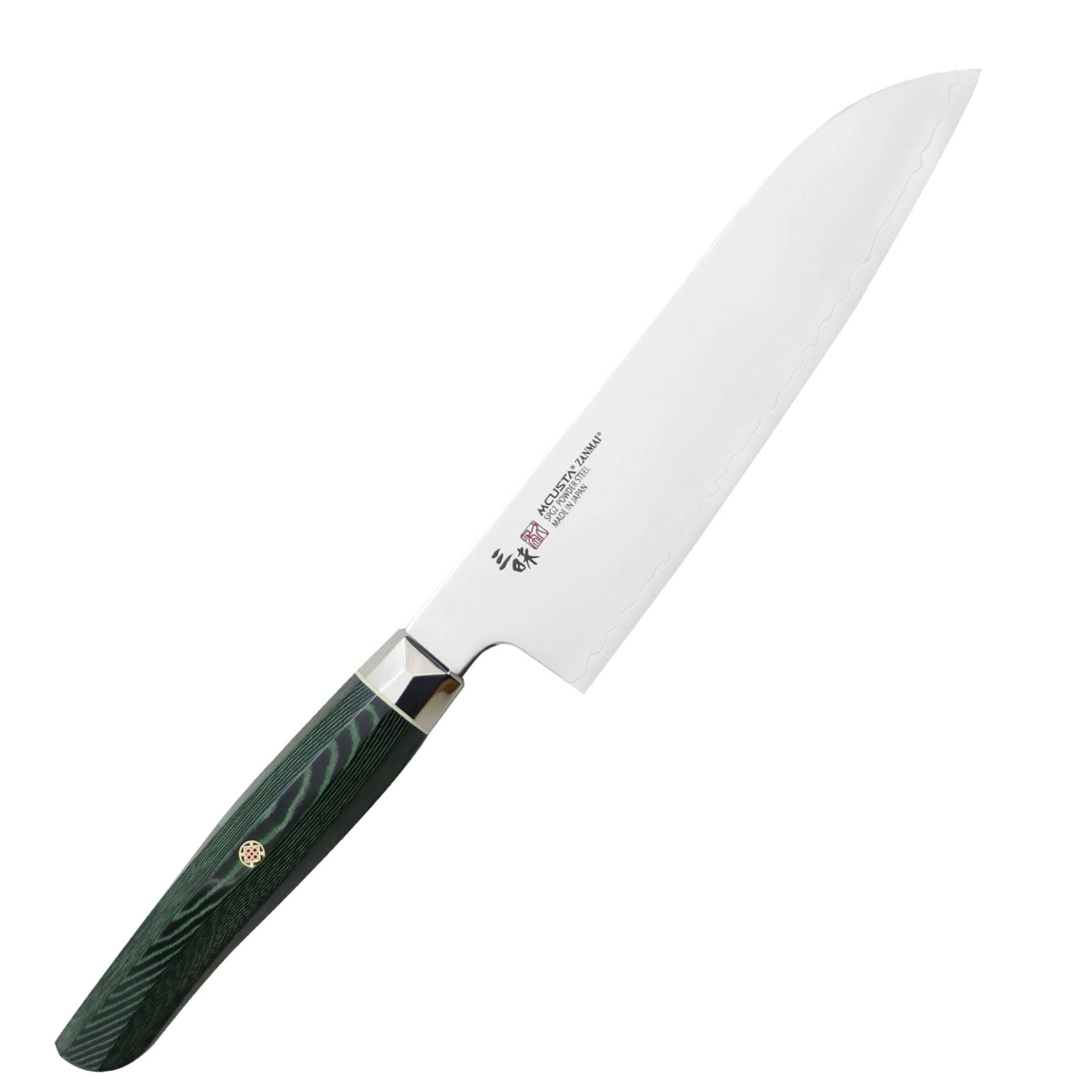 Mcusta Zanmai Green Revolution SPG2 Nóż Santoku 18cm 1 Mcusta Zanmai Green Revolution SPG2 Nóż Santoku 18cm – 164 – Mcusta Zanmai – SHARPI