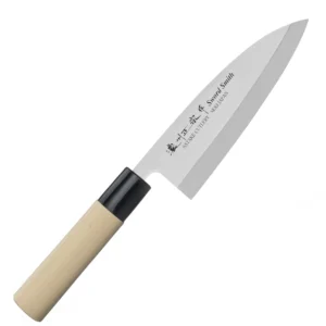 Satake MV Natural Nóż Deba 15,5 cm – Deba / precyzyjne filetowanie – SHARPI