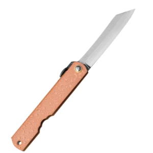 Nóż kieszonkowy Aogami Higonokami Mizushibuki 8,0 cm Pink – 45 – Higonokami – SHARPI